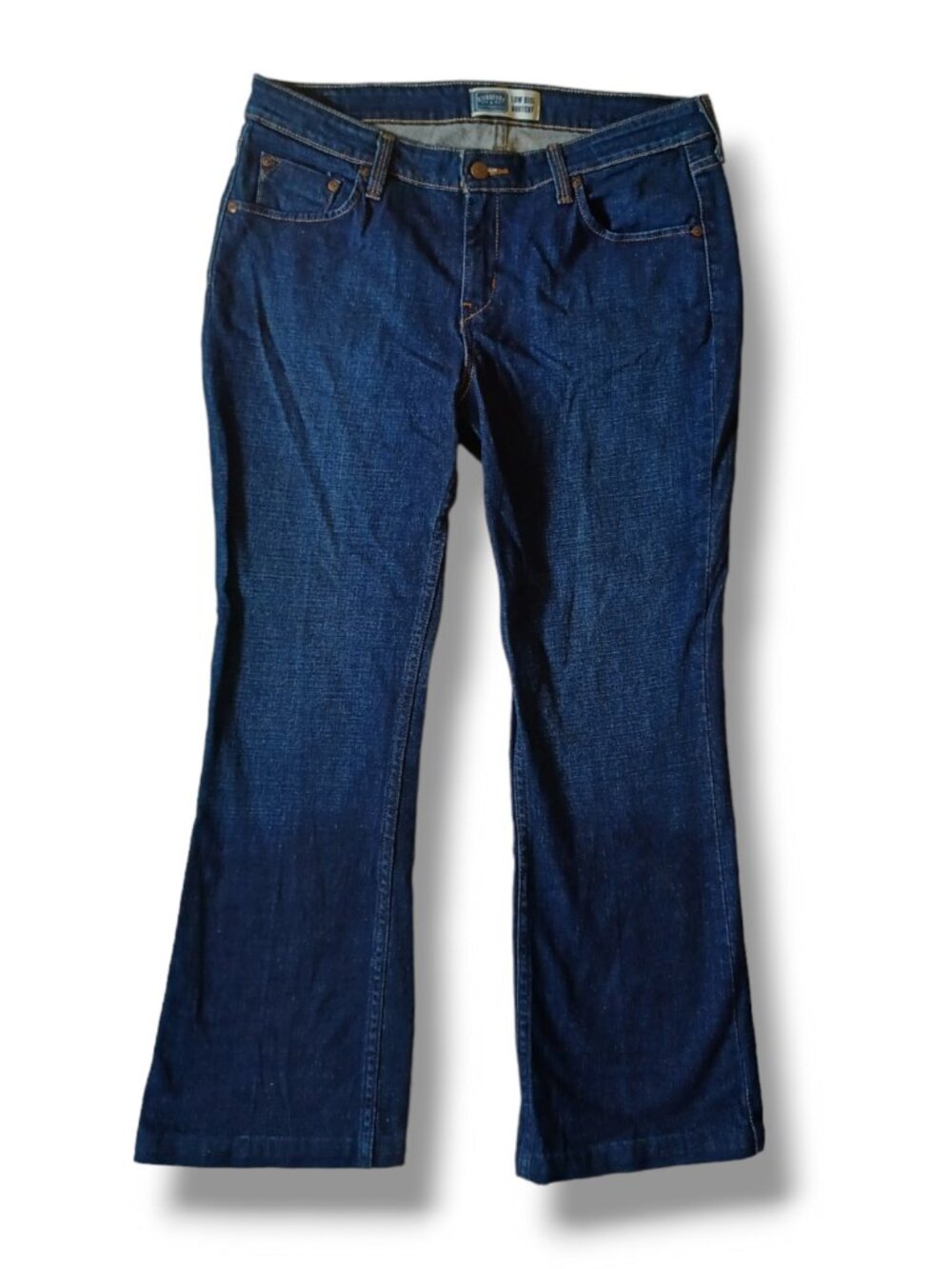 Signature by Levi Strauss Jeans Dark Wash Lowrise Bootcut Stretch Size 12 33x29